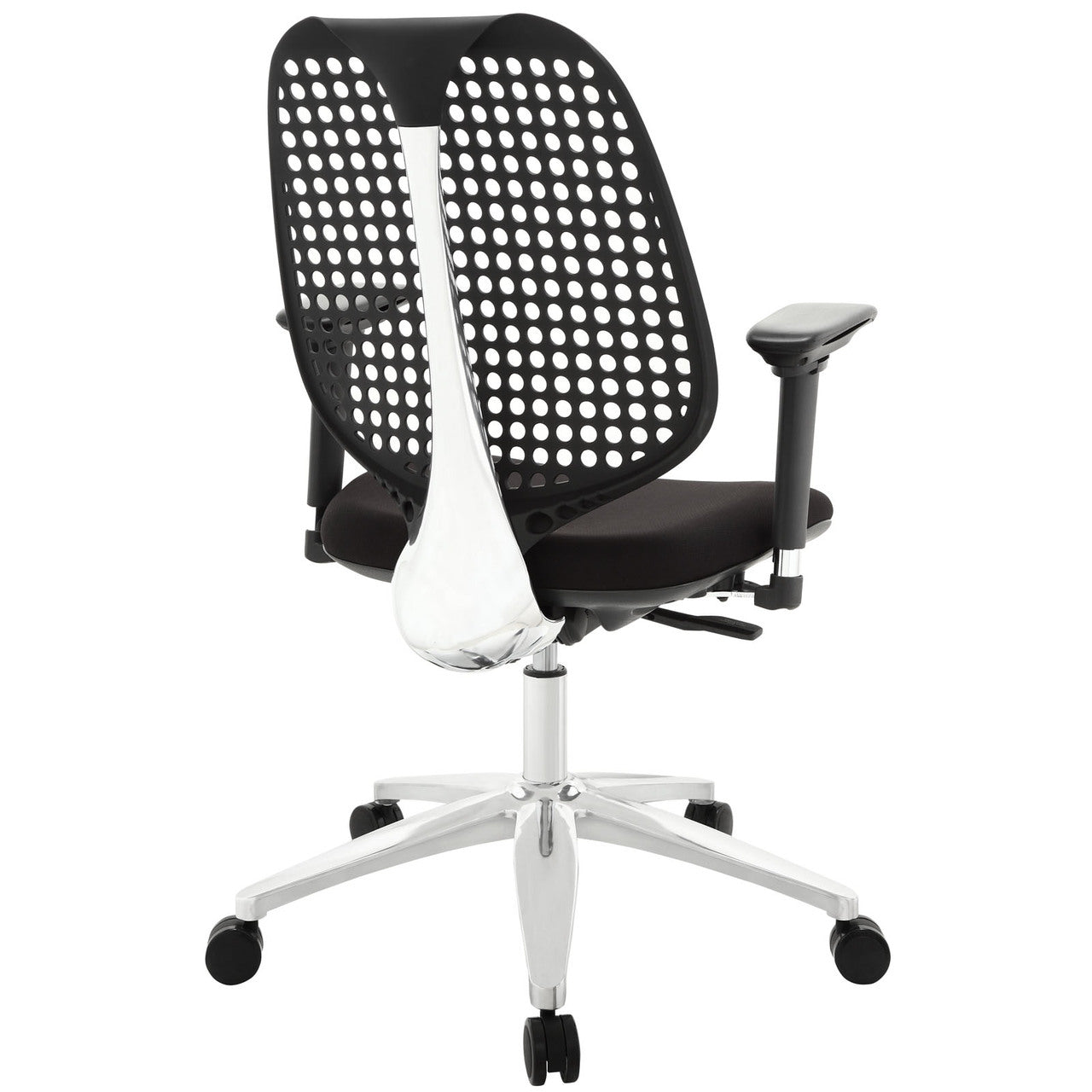 Reverb Adjustable Armrests Office Chair in Black
