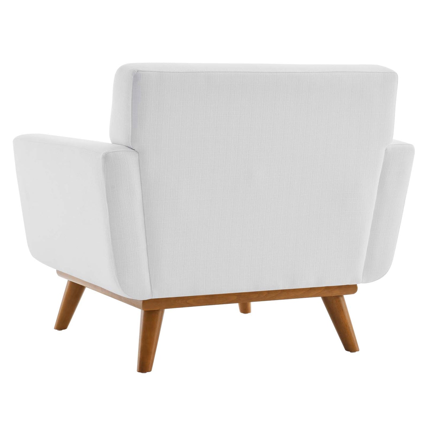 Engage Upholstered Fabric Armchair, Fabric, White, 18090