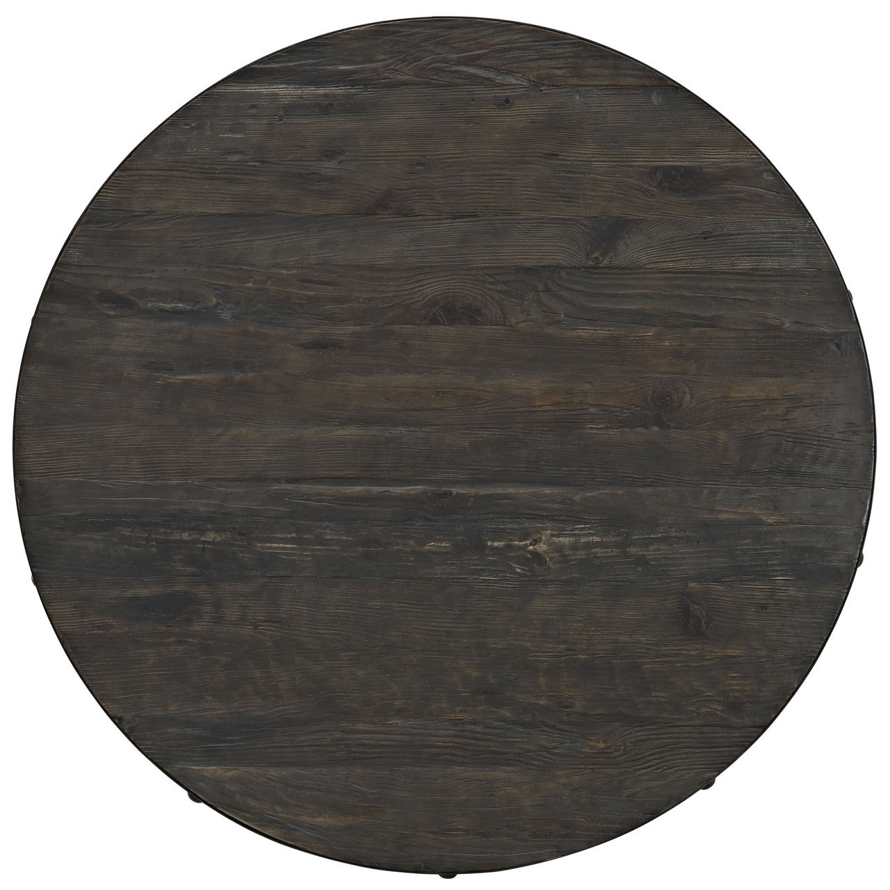 Drive Wood Top Dining Table in Black Set