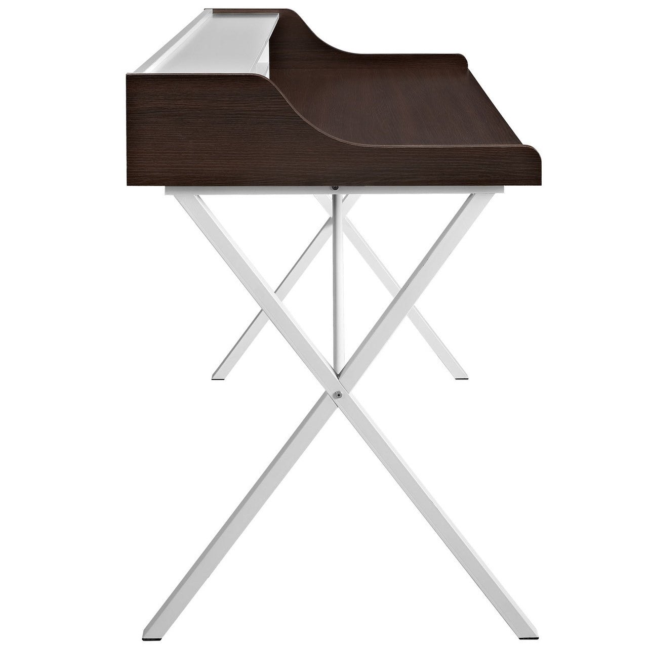 Bin Desk, Brown Wood