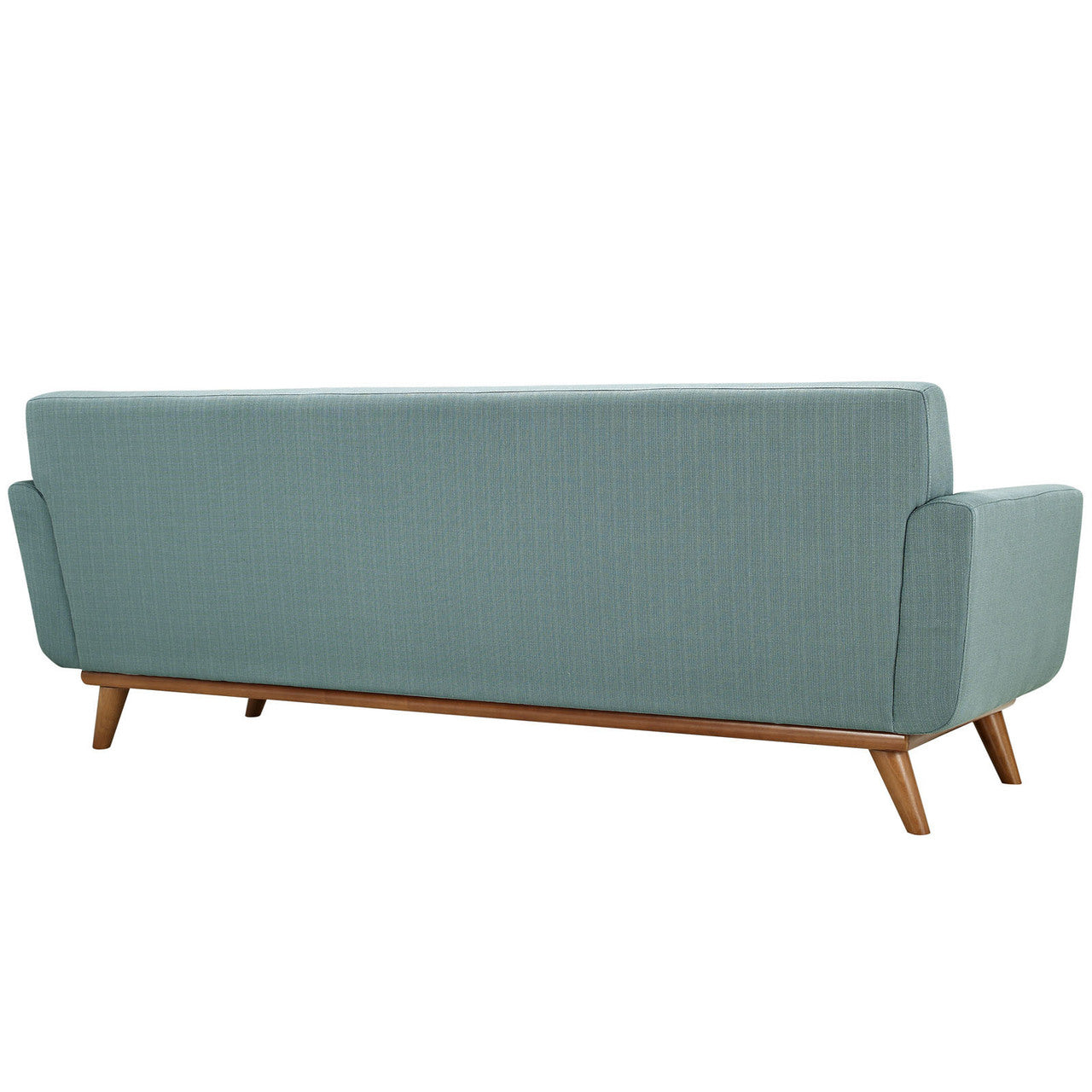 Engage Armchairs and Sofa Set of 3, Blue Fabric