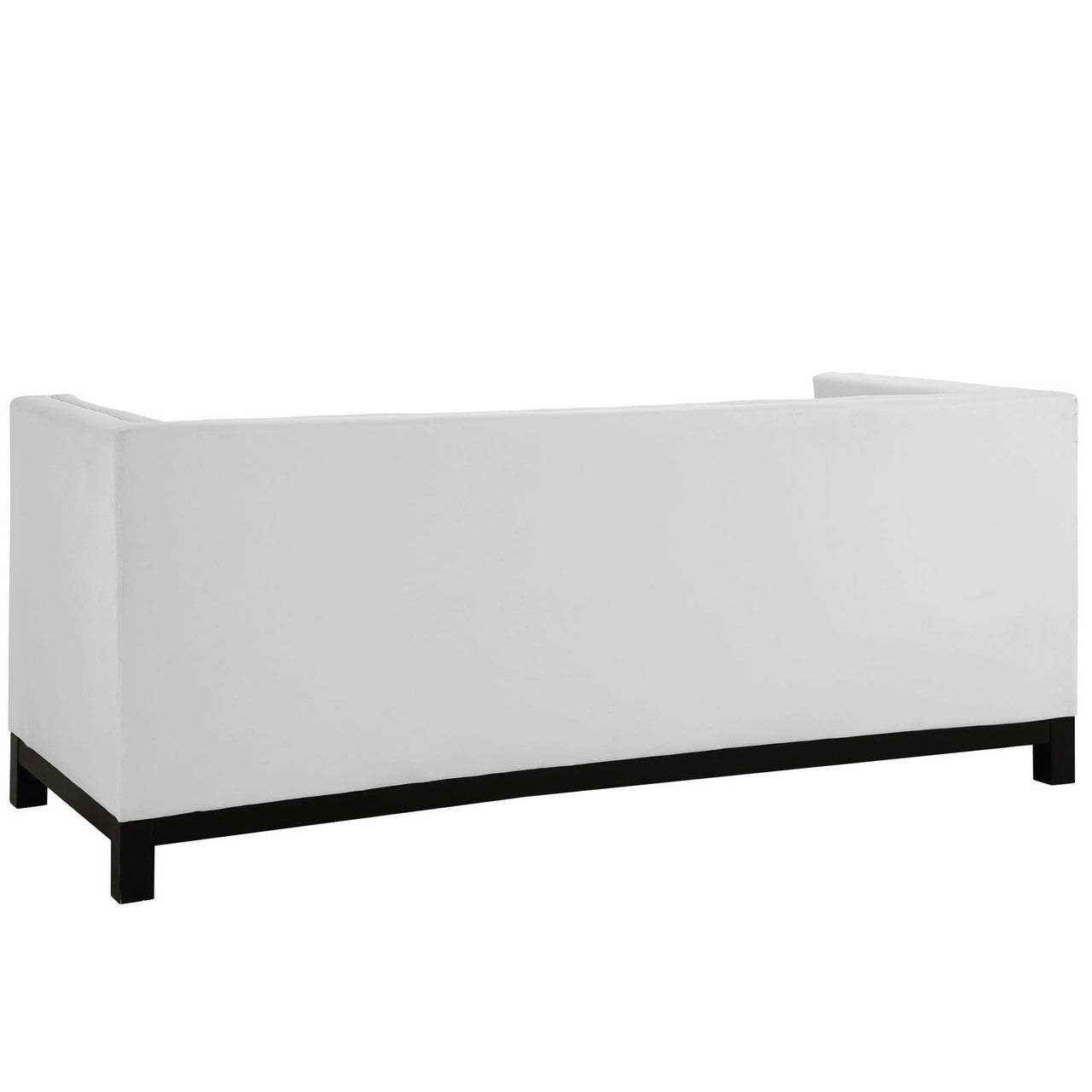 Imperial Sofa, White Leather