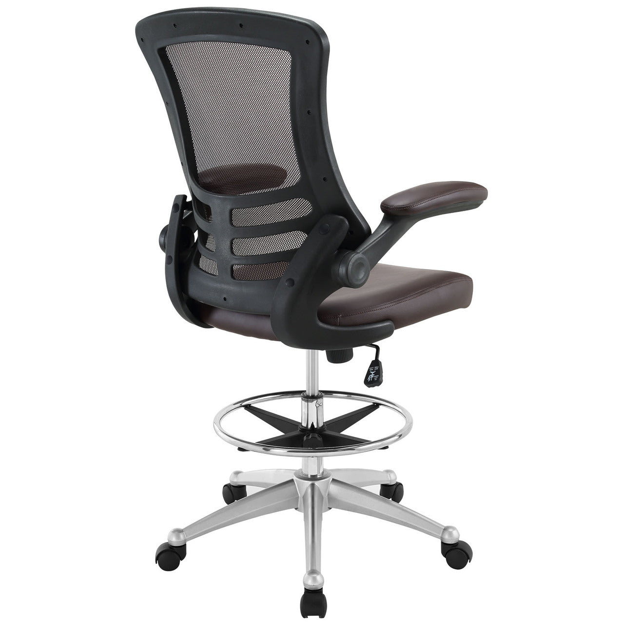 Attainment Drafting Stool in Brown