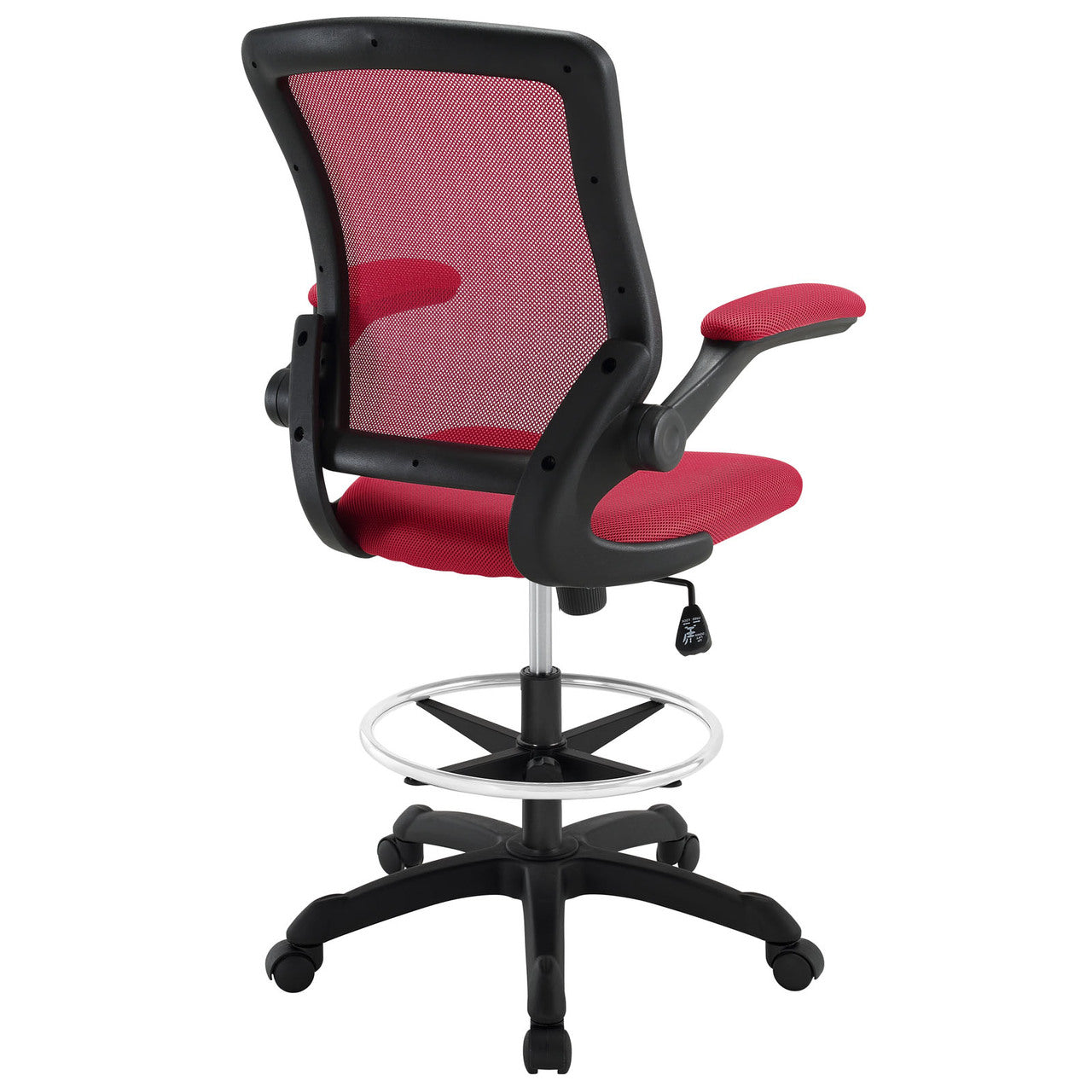 Veer Drafting Stool in Red