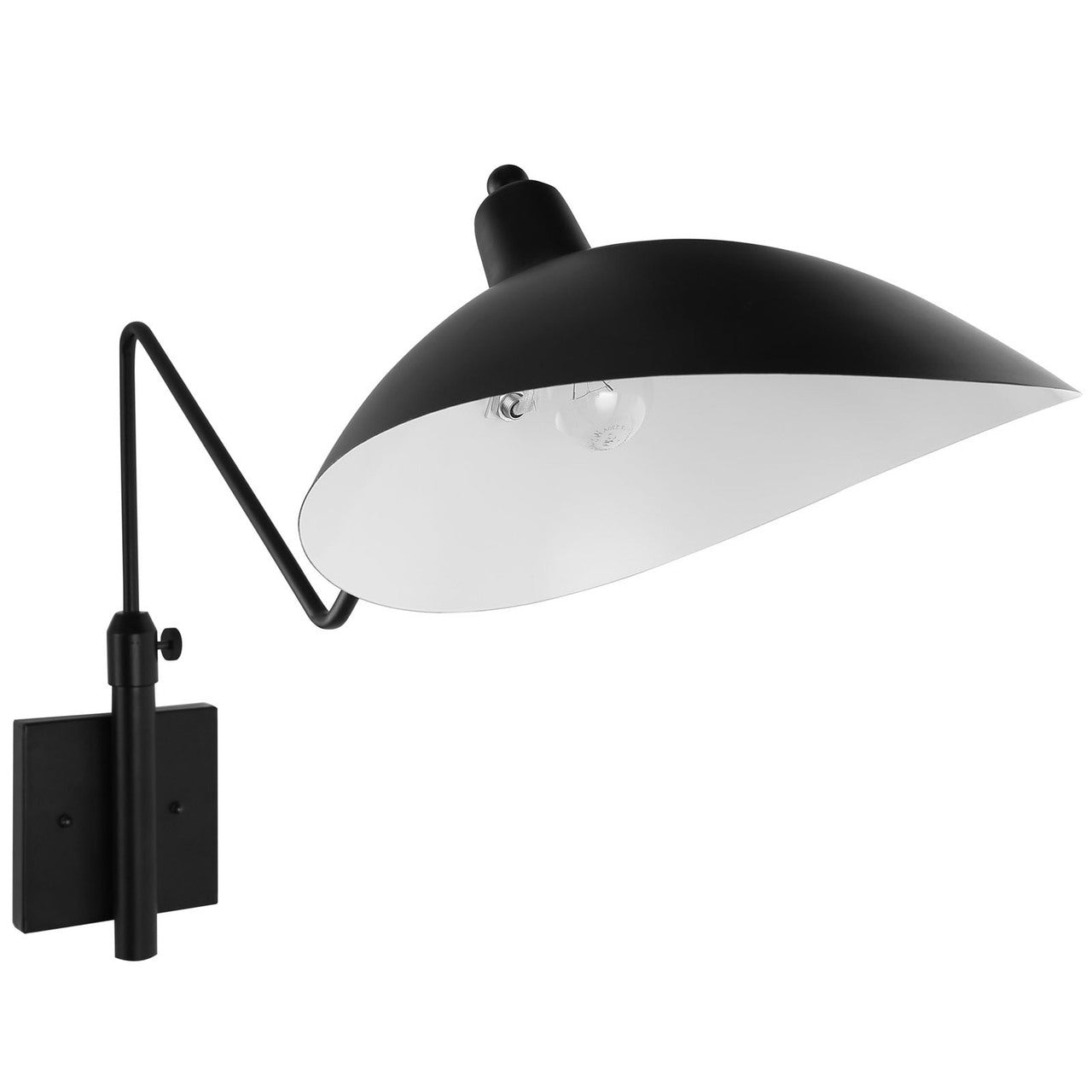 View Wall Lamp, Black Steel