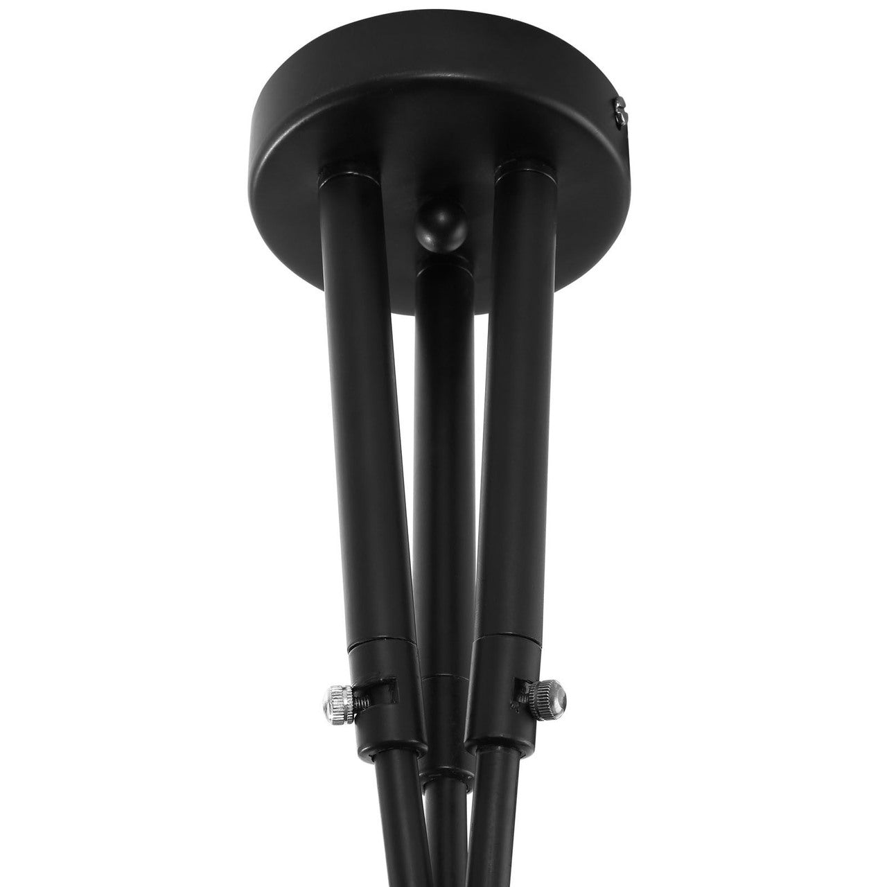 View Ceiling Fixture, Black Steel