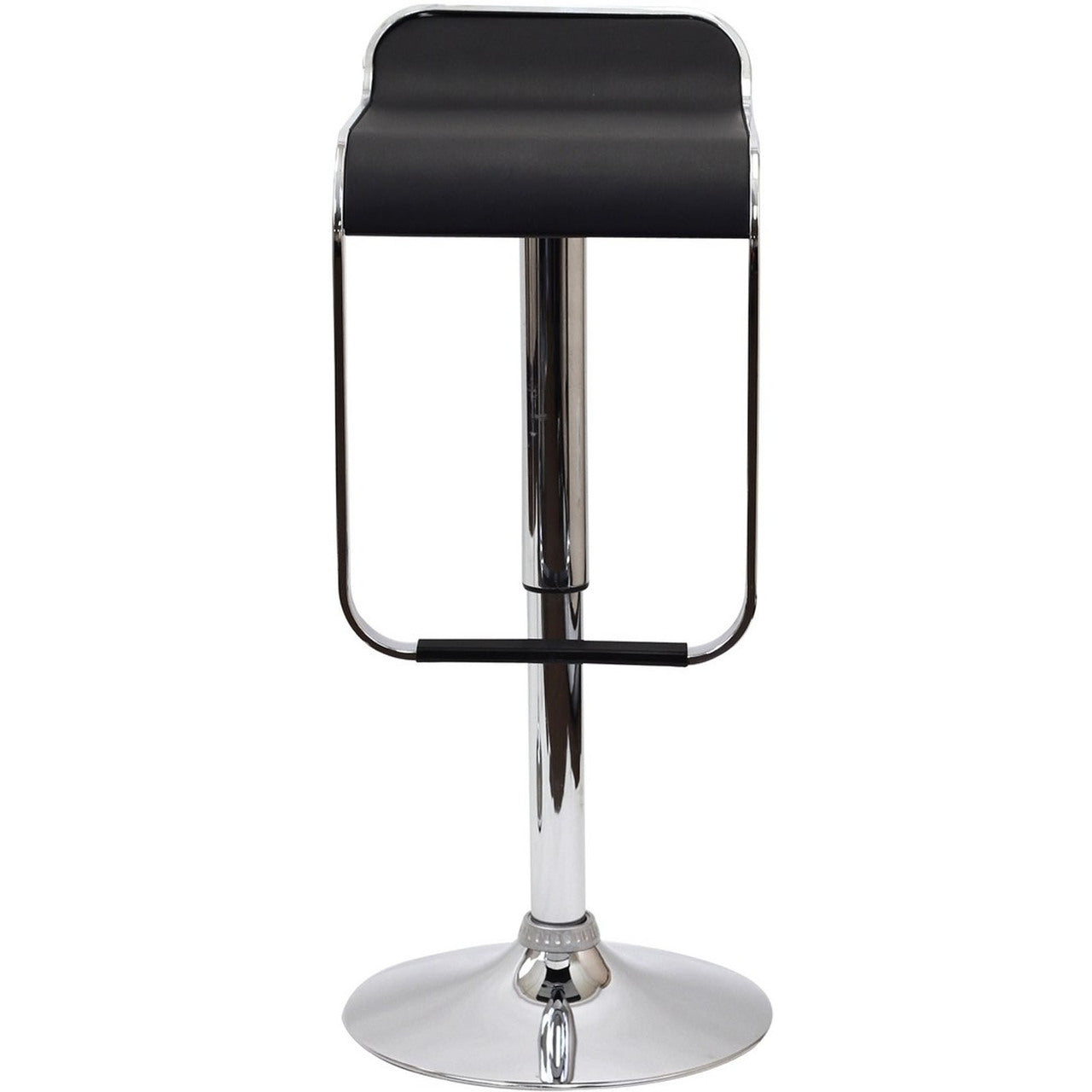 LEM Vinyl Bar Stool in Black