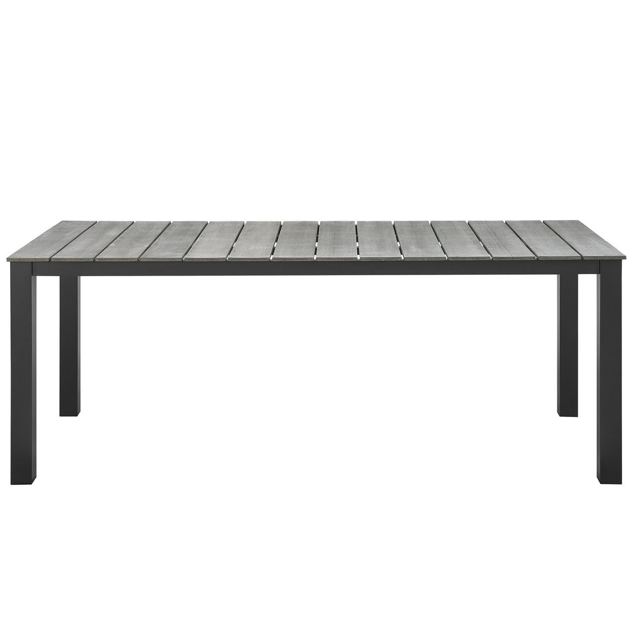 Junction 9 Piece Outdoor Patio Dining Set, Brown White Plastic