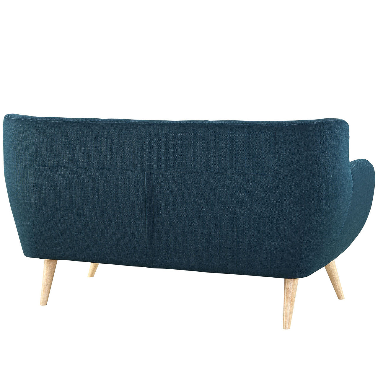 Remark 2 Piece Living Room Set, Navy Fabric