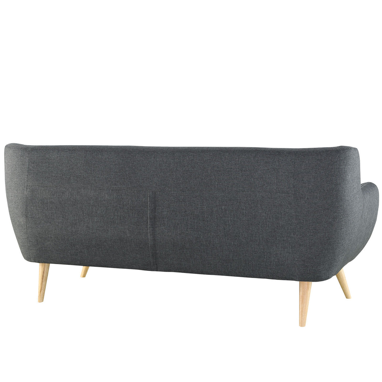 Remark Two PCS Living Room Set, Grey, Plywood, Fabric
