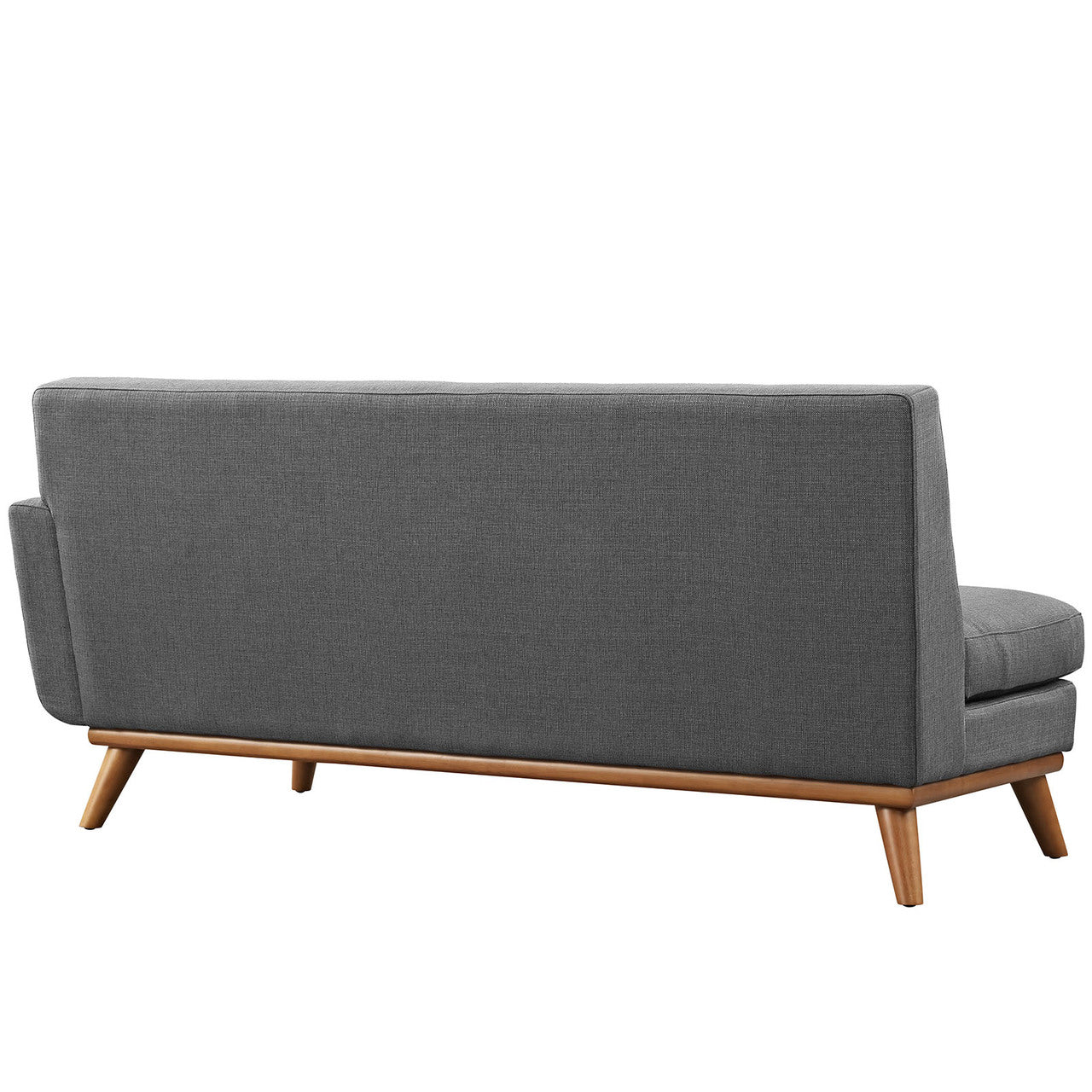 Engage Right-Arm Loveseat , Grey, Fabric