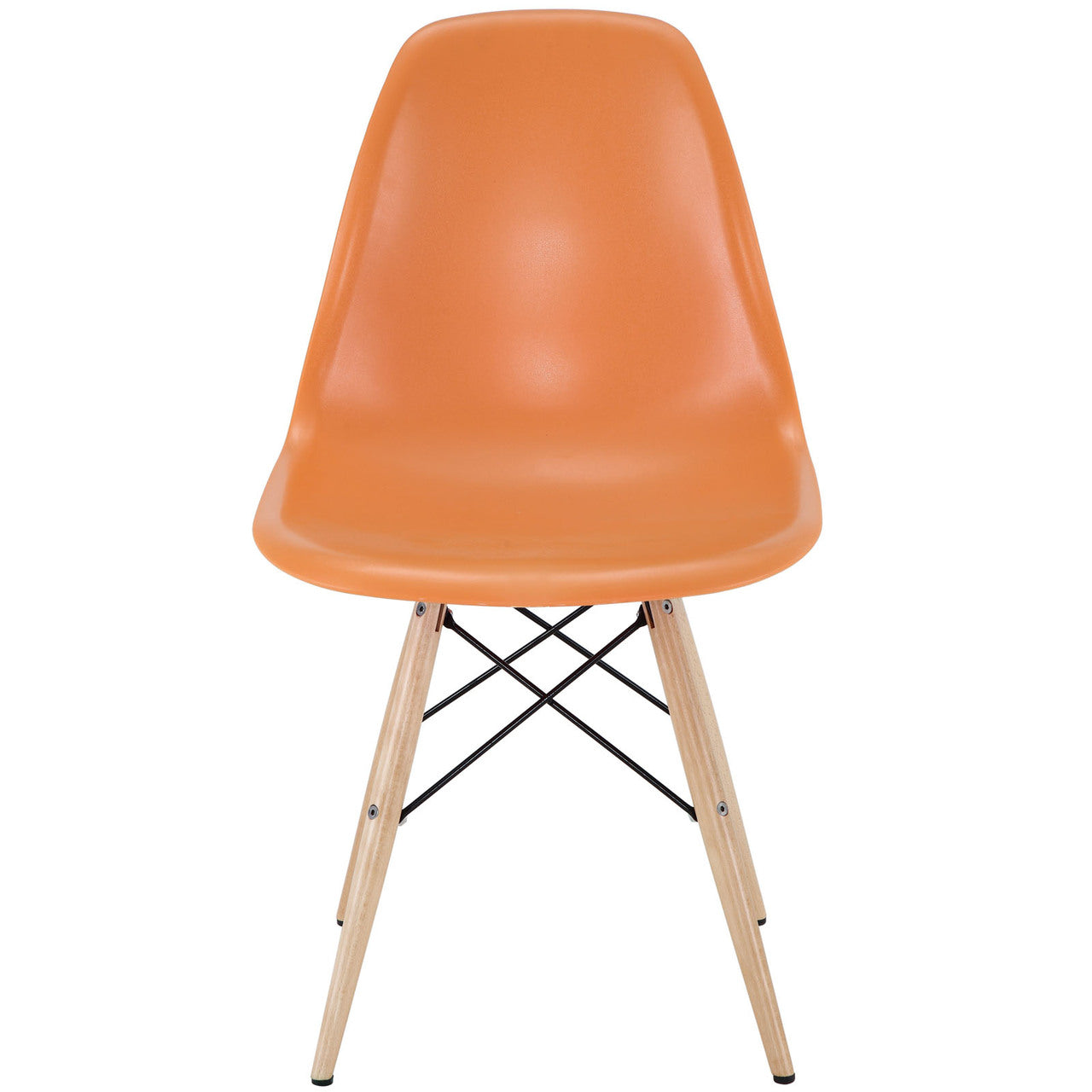 Pyramid Dining Side Chair in Orange