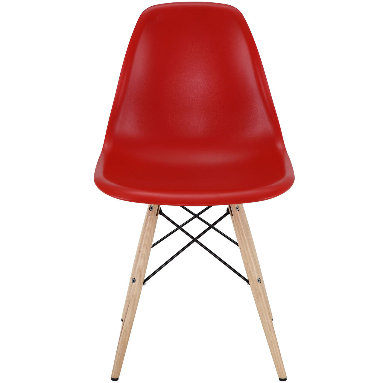 Pyramid Dining Side Chair in Red