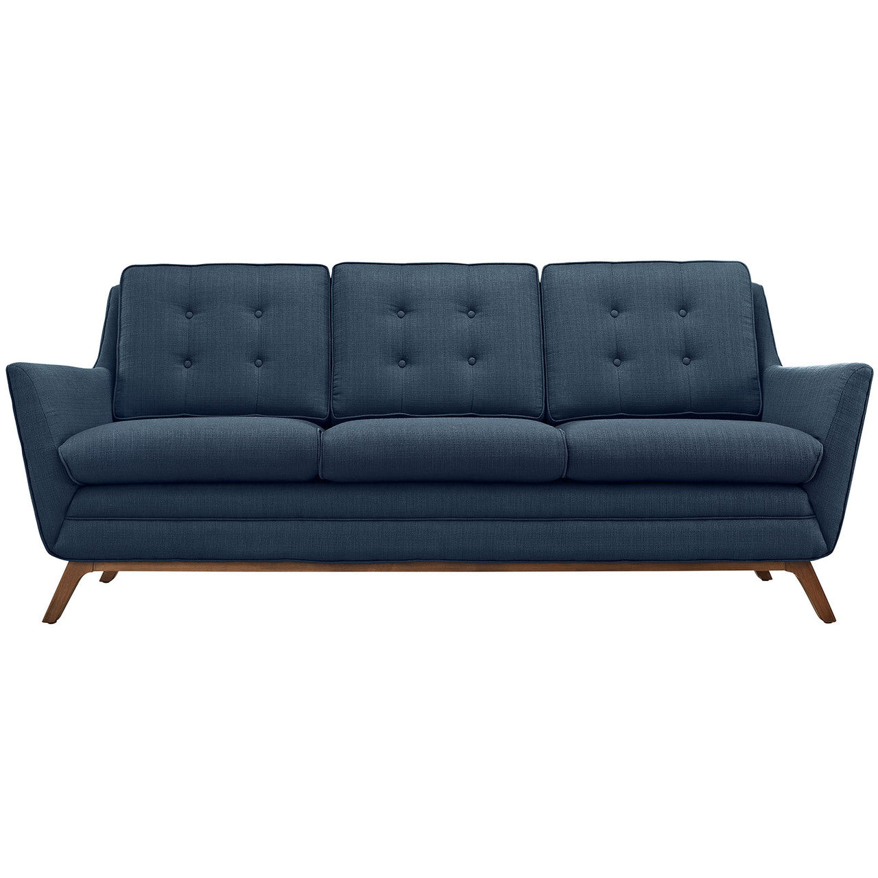Beguile Fabric Sofa , Navy, Fabric