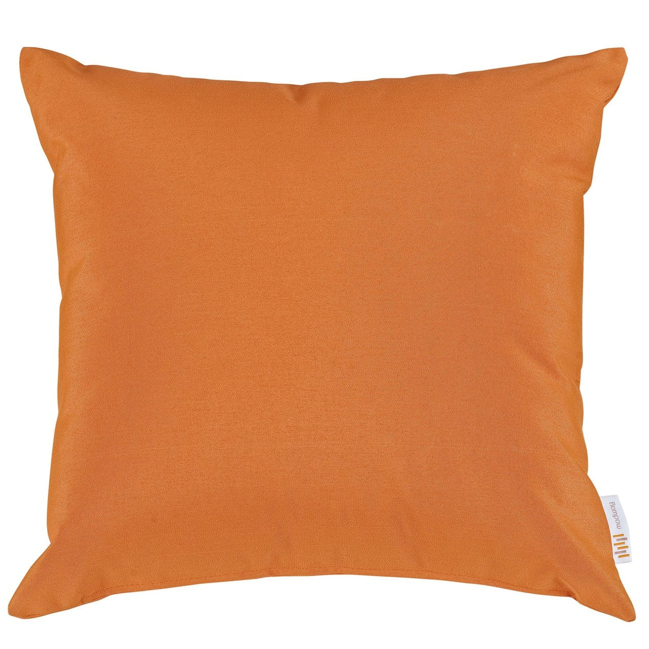 Convene Two Piece Outdoor Patio Pillow Set, Orange, Fabric 10021