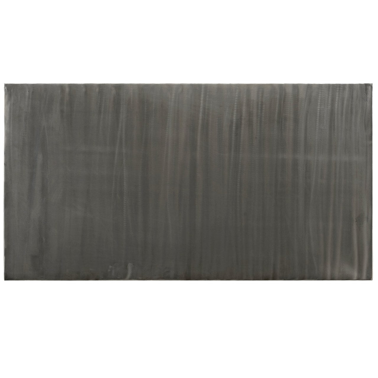 Alacrity Rectangle Metal Dining Table, Silver, Metal 10087