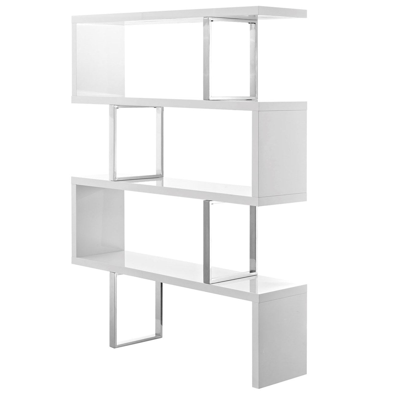 Meander Stand, White, Wood 10100