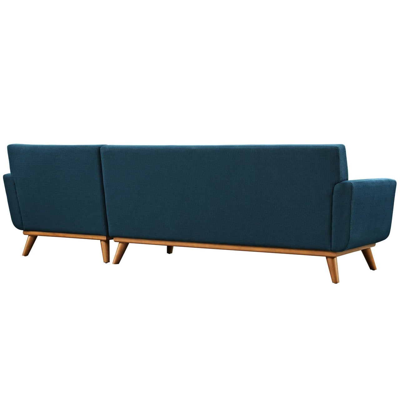 Engage Right-Facing Sectional Sofa, Navy, Fabric 10189