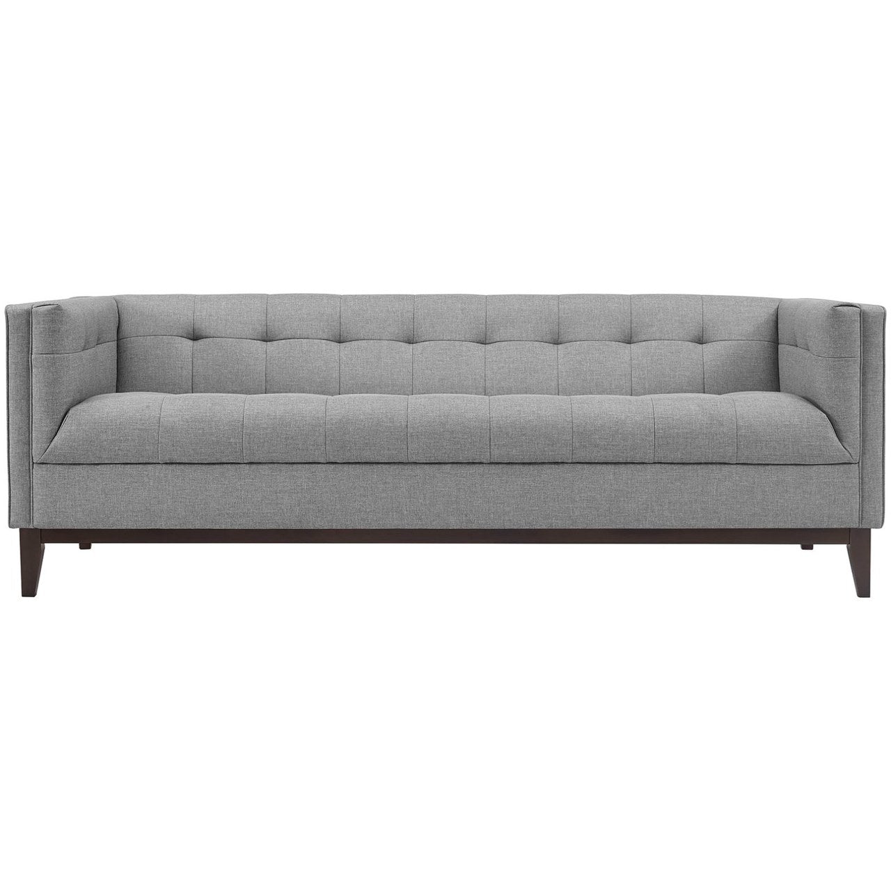 Serve Upholstered Sofa, Grey, Fabric 10261