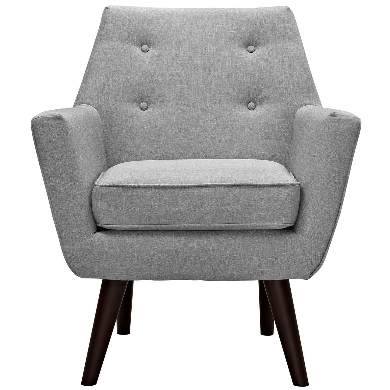 Posit Upholstered Armchair, Grey, Fabric 10267