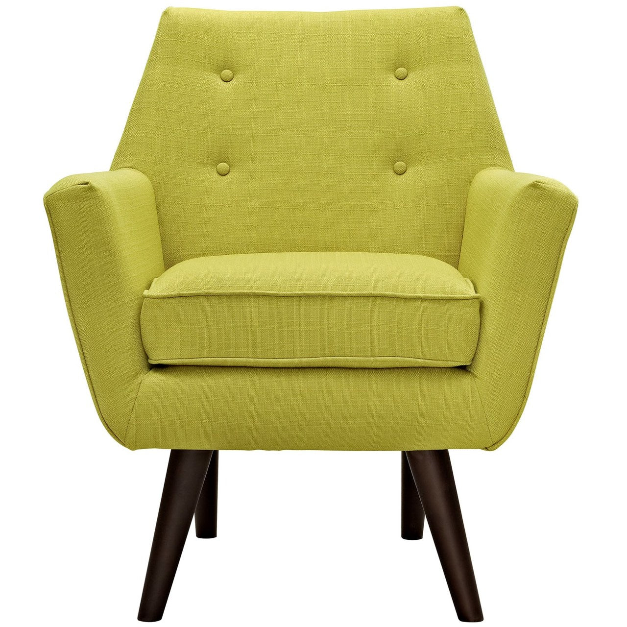 Posit Upholstered Armchair, Green, Fabric 10269