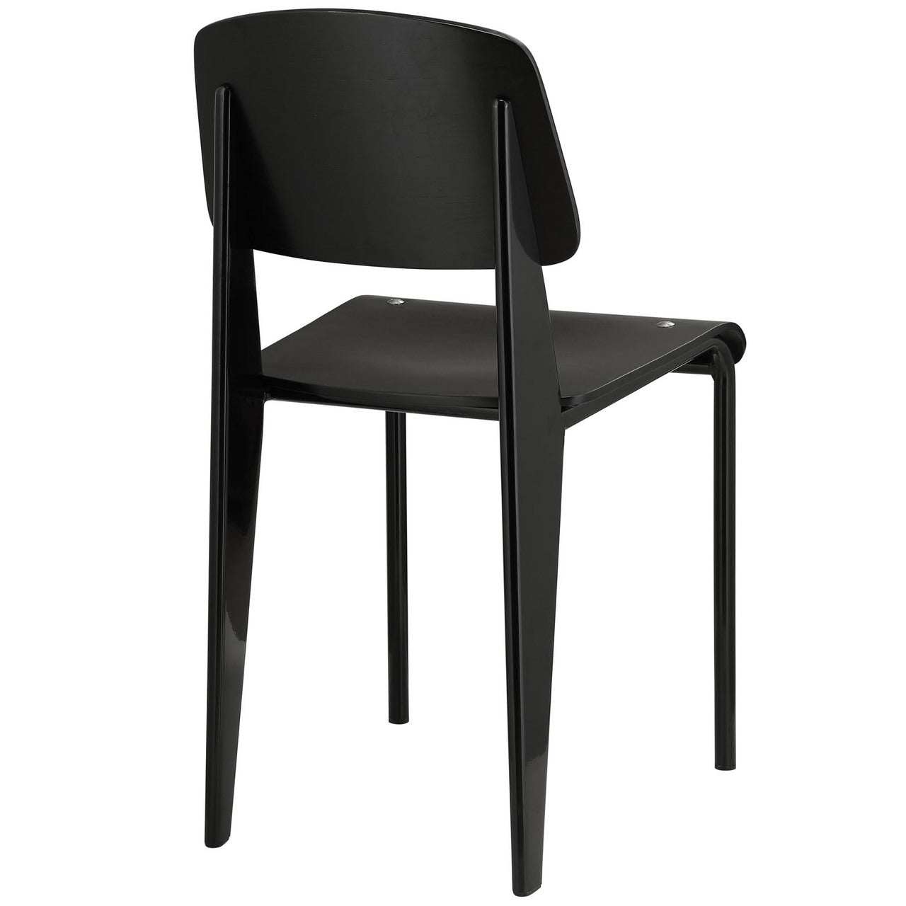 Cabin Dining Side Chair, Black Wood