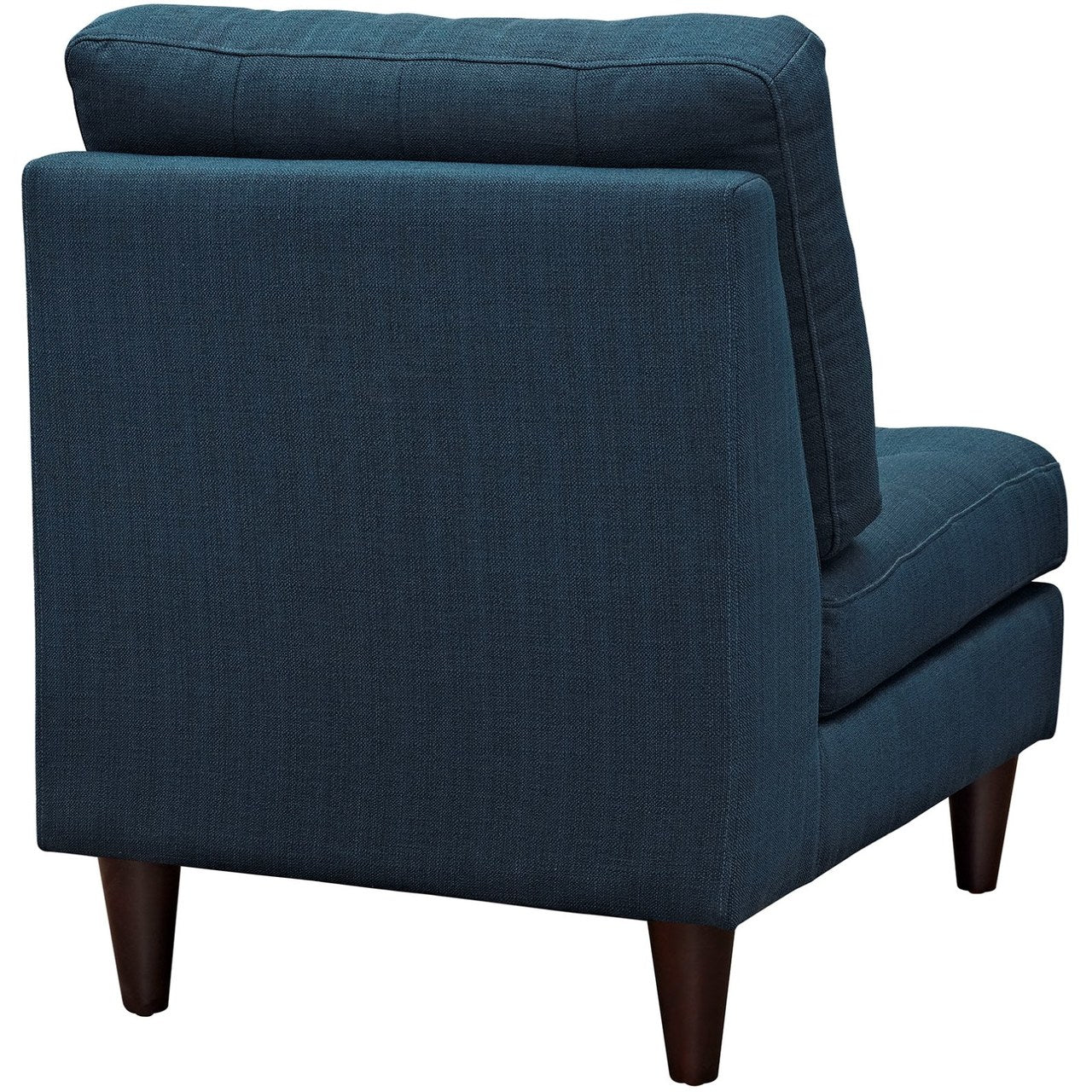 Empress Upholstered Lounge Chair, Navy, Fabric 10297