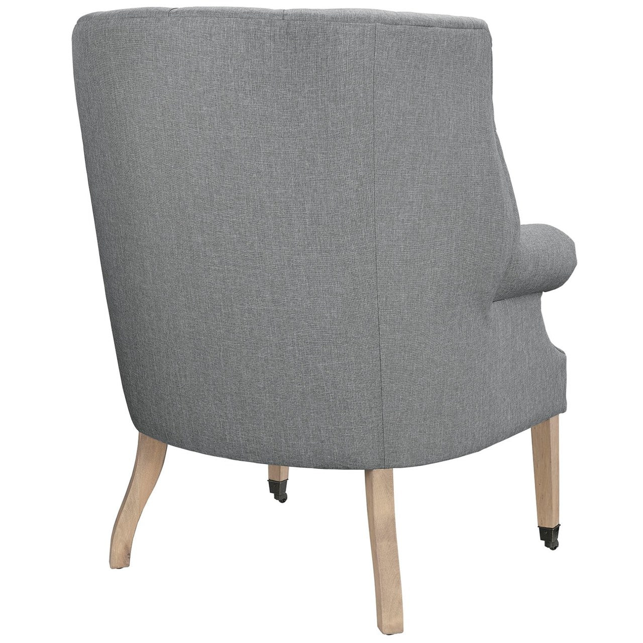 Chart Upholstered Fabric Lounge Chair, Grey, Fabric 10320