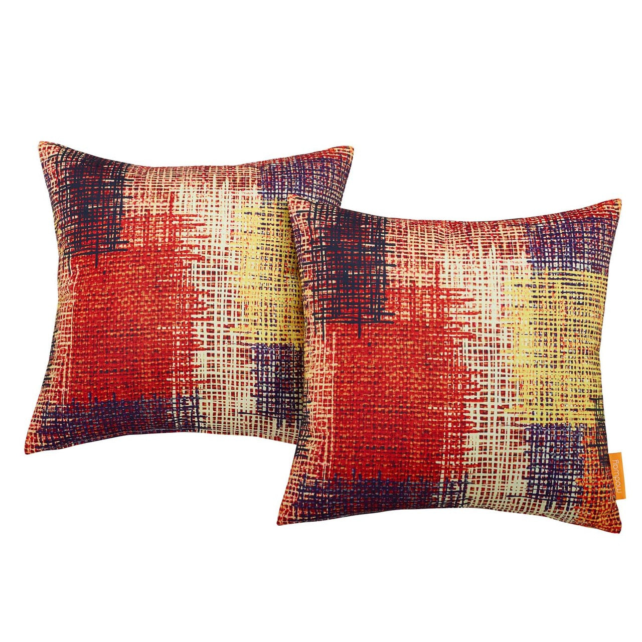 Modway Outdoor Patio Single Pillow, Fabric, Multi Colorful 13489