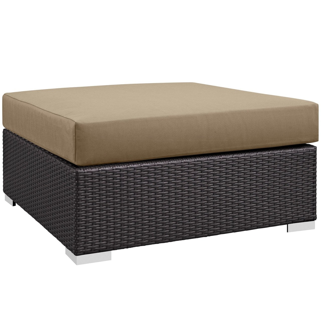 Convene Twelve PCS Outdoor Patio Sectional Set, Brown, Rattan 10422