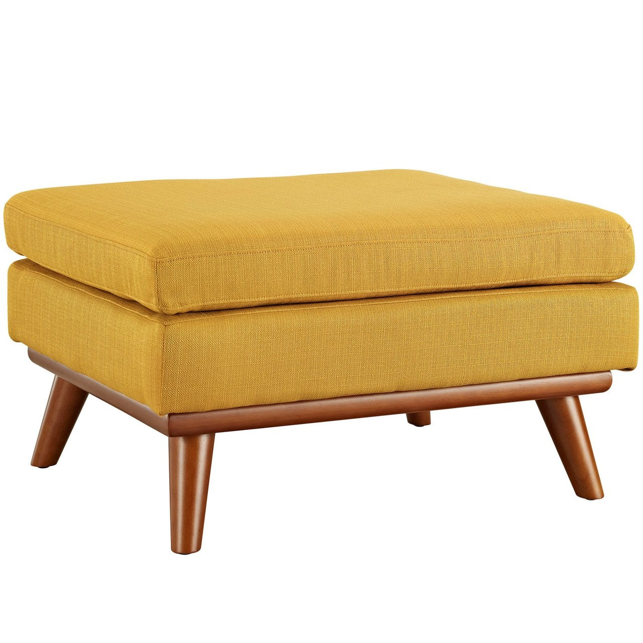 Engage Armchair and Ottoman, Orange, Fabric 10541