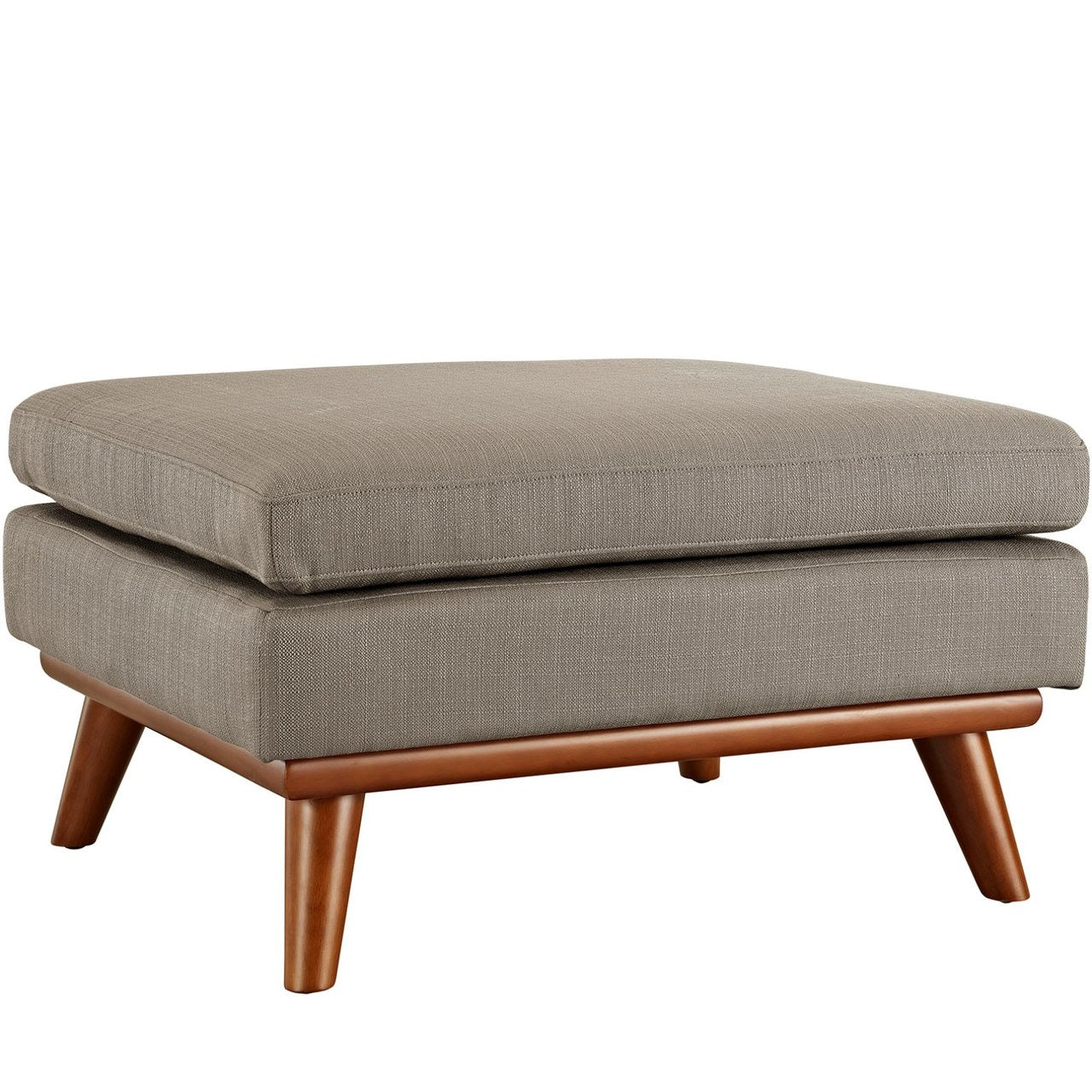 Engage Armchair and Ottoman, Grey, Fabric 10543