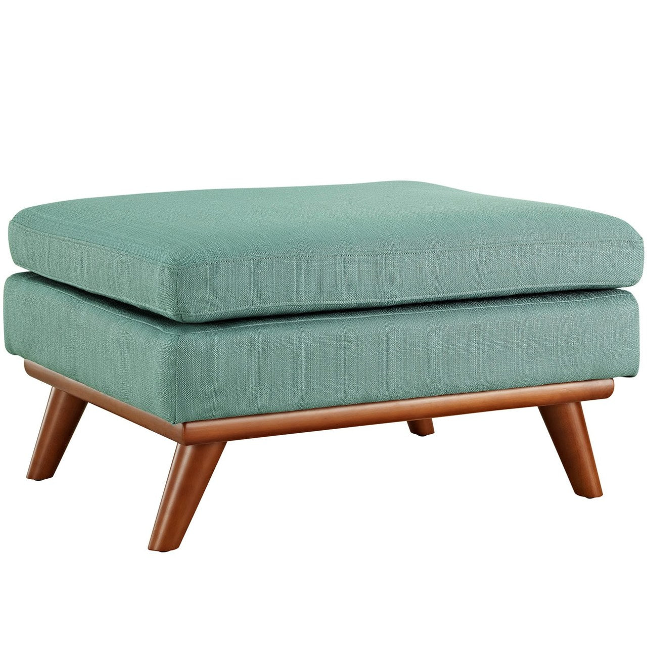 Engage Armchair and Ottoman, Blue, Fabric 10545