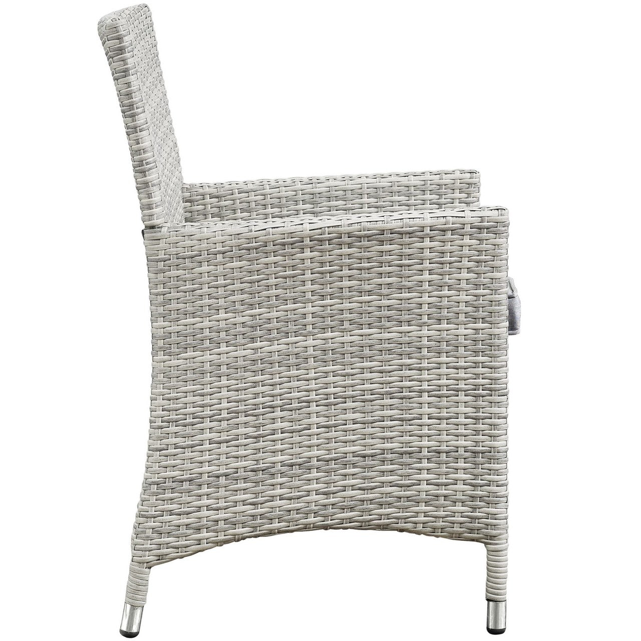 Bridge Four PCS Outdoor Patio Patio Conversation Set, Grey, Rattan 10670