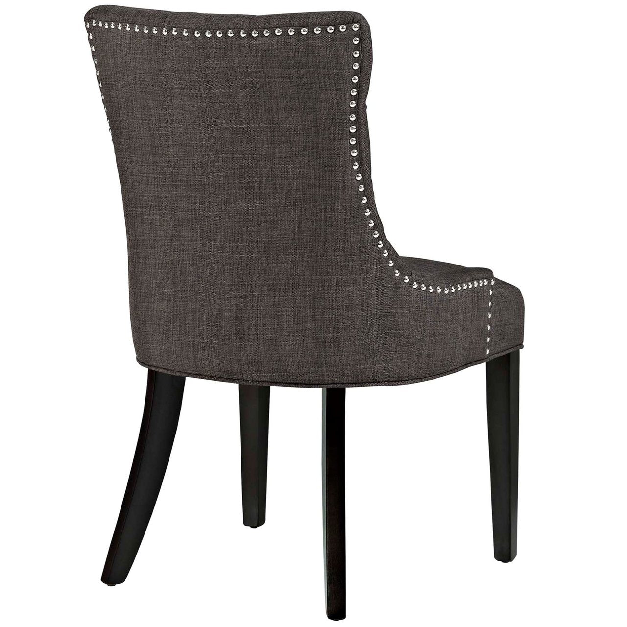 Regent Fabric Dining Chair, Brown, Fabric 10722