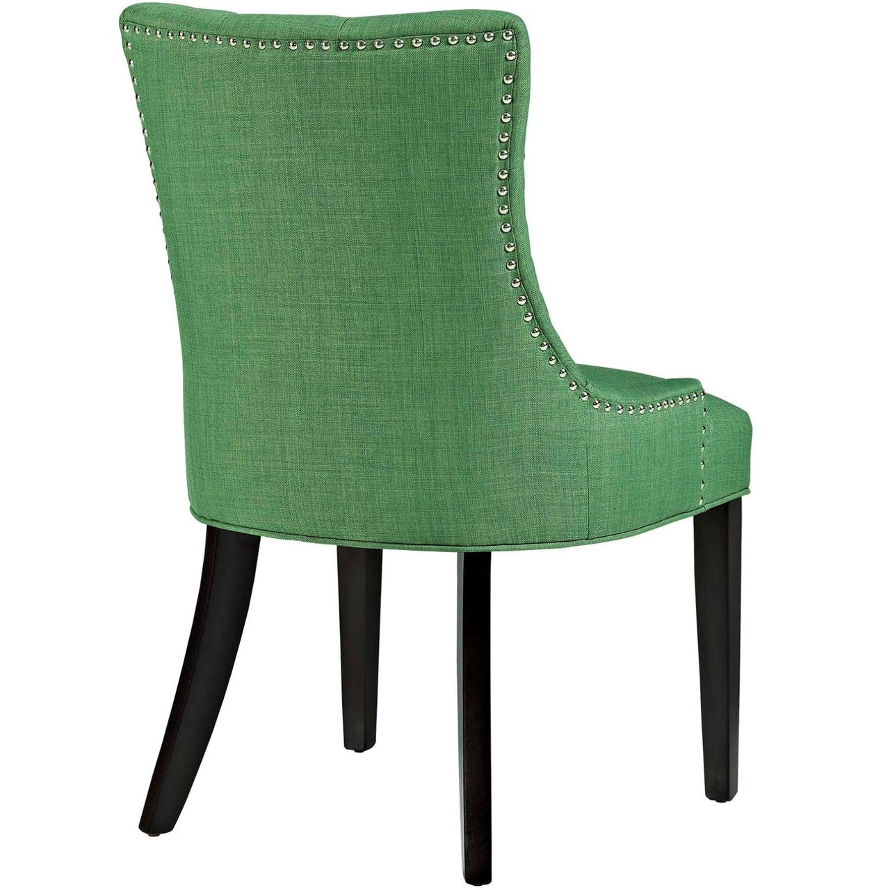 Regent Fabric Dining Chair, Green, Fabric 10724