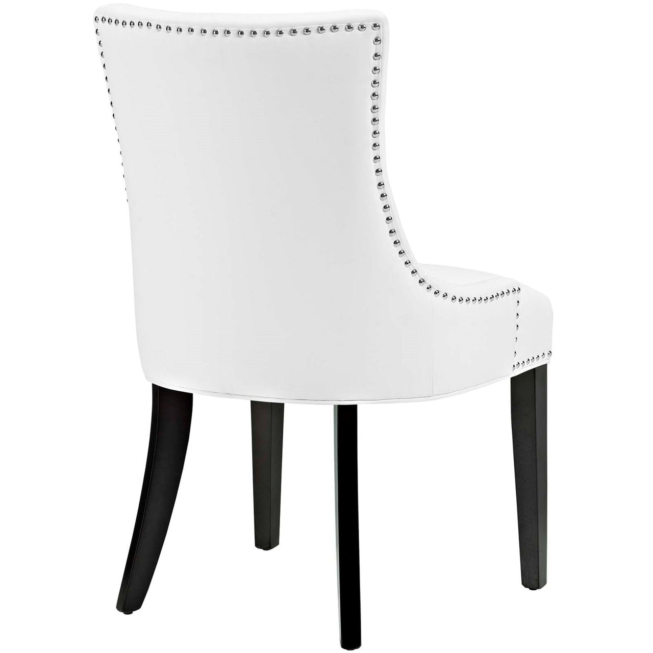 Marquis Faux Leather Dining Chair, White, Faux Leather 10761