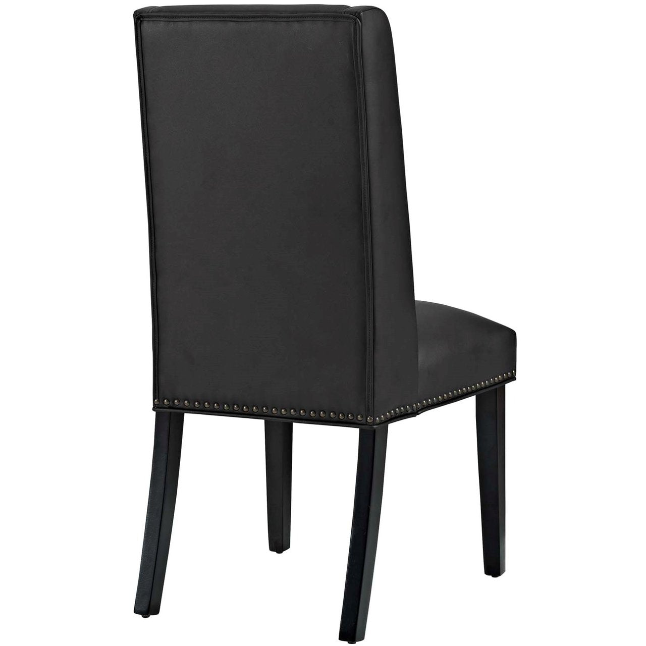 Baron Vinyl Dining Chair, Black, Faux Leather 10786