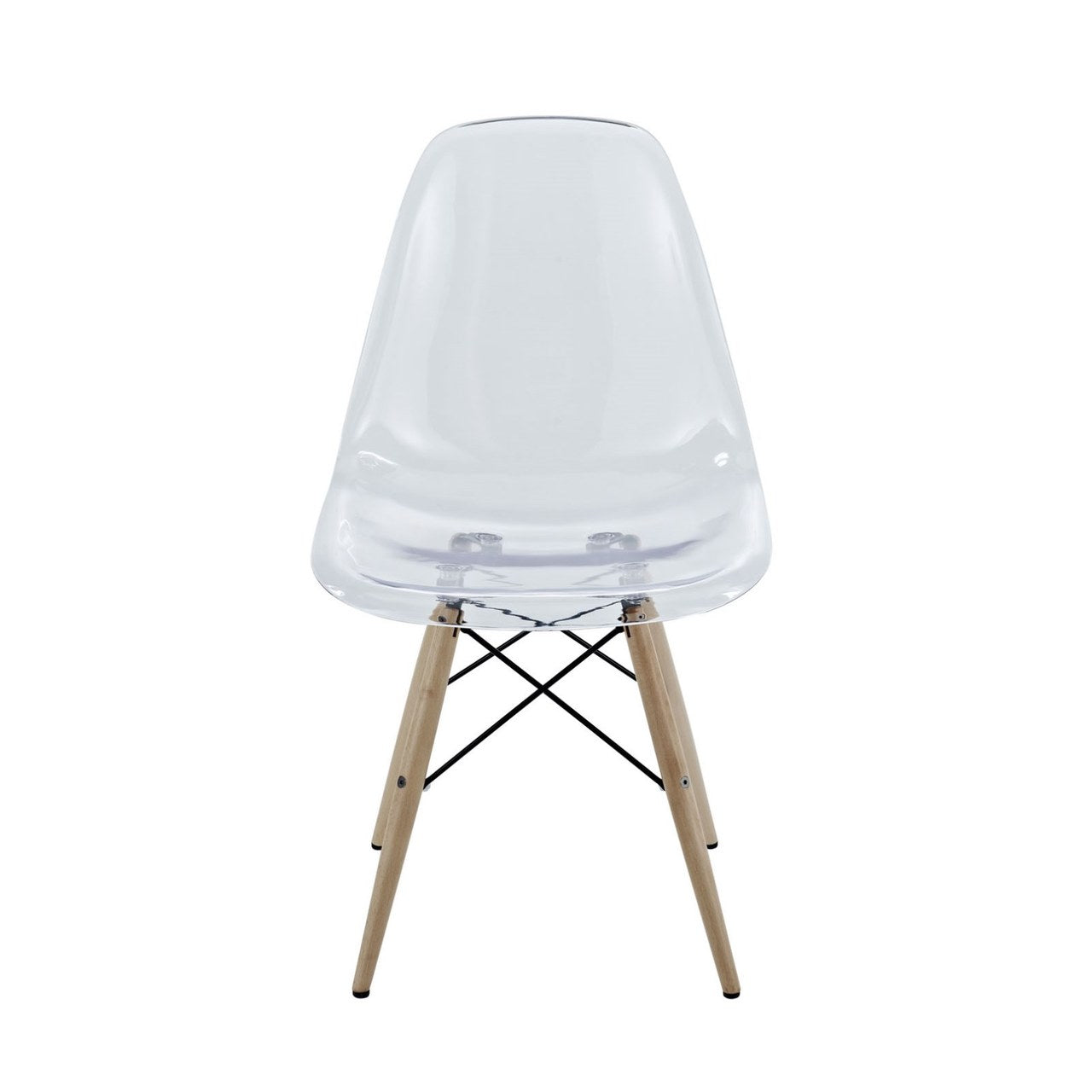 Pyramid Dining Side Chair, Clear, Plastic 10975