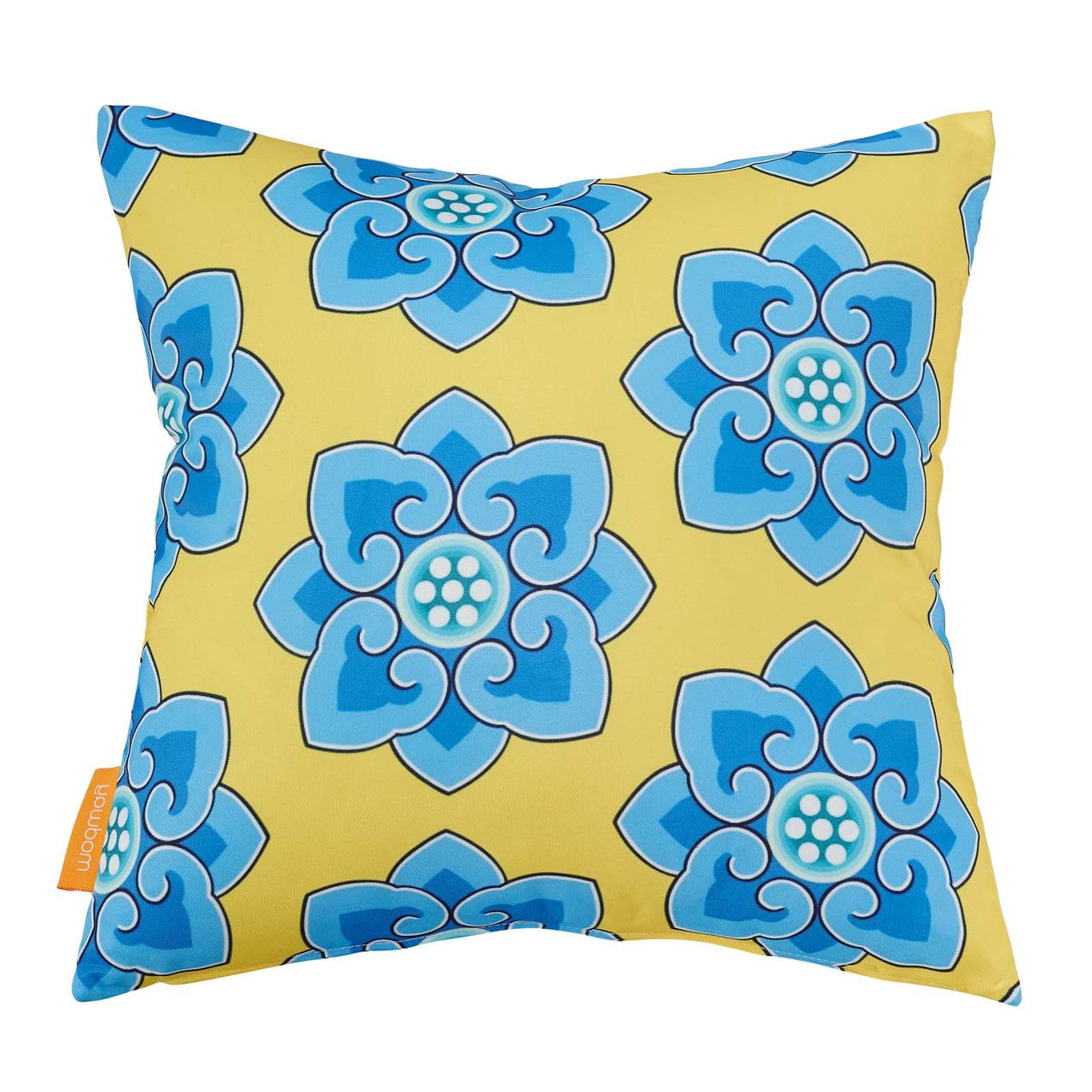 Modway Two Piece Outdoor Patio Pillow Set, Fabric, Multi Color 15119