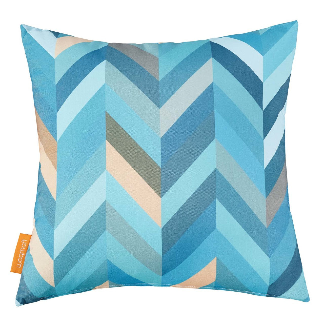 Modway Two Piece Outdoor Patio Pillow Set, Fabric, Multi Colorful 15126