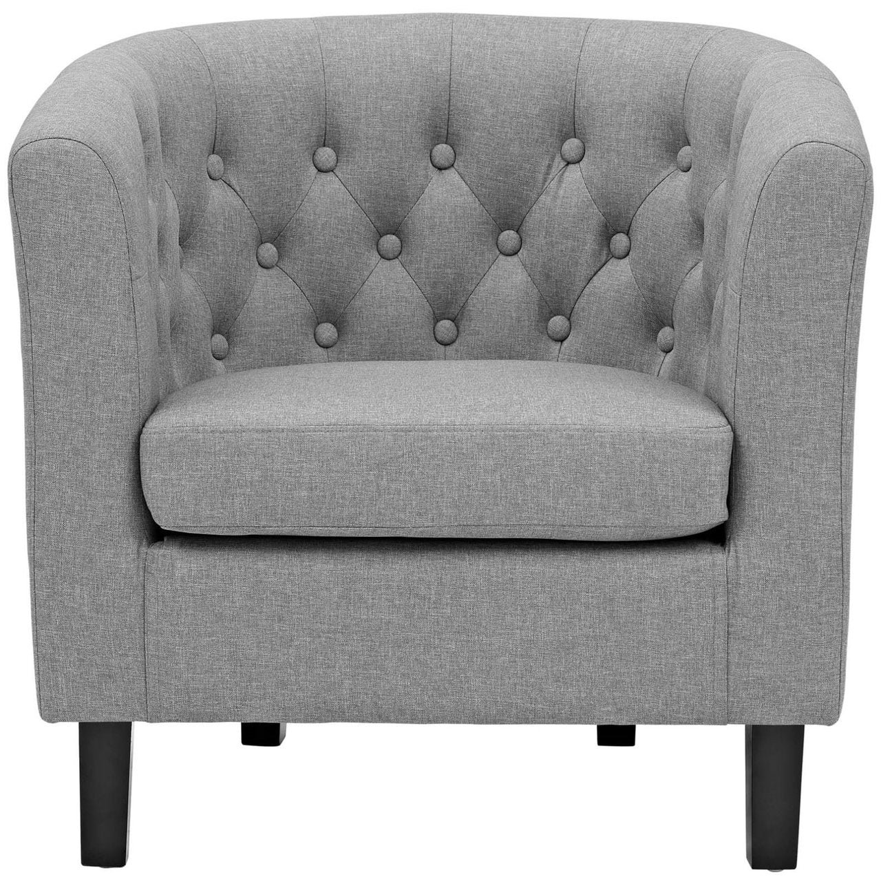 Prospect Upholstered Armchair, Grey, Fabric 11522