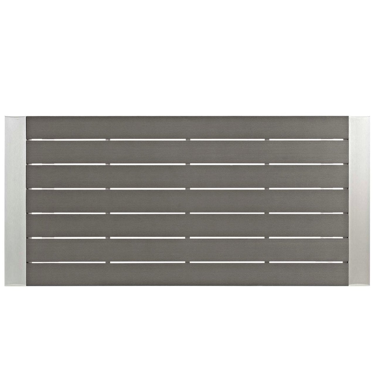 Shore Seven PCS Outdoor Patio Aluminum Dining Set, Grey, Metal 11577