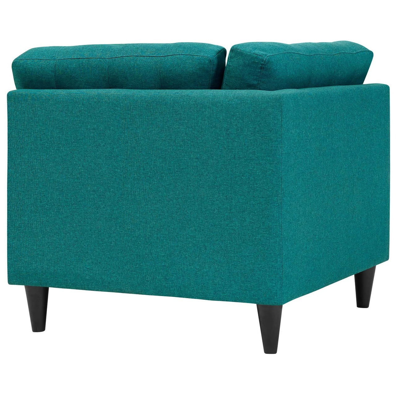 Empress Upholstered Fabric Corner Sofa, Fabric, Aqua Blue 13605