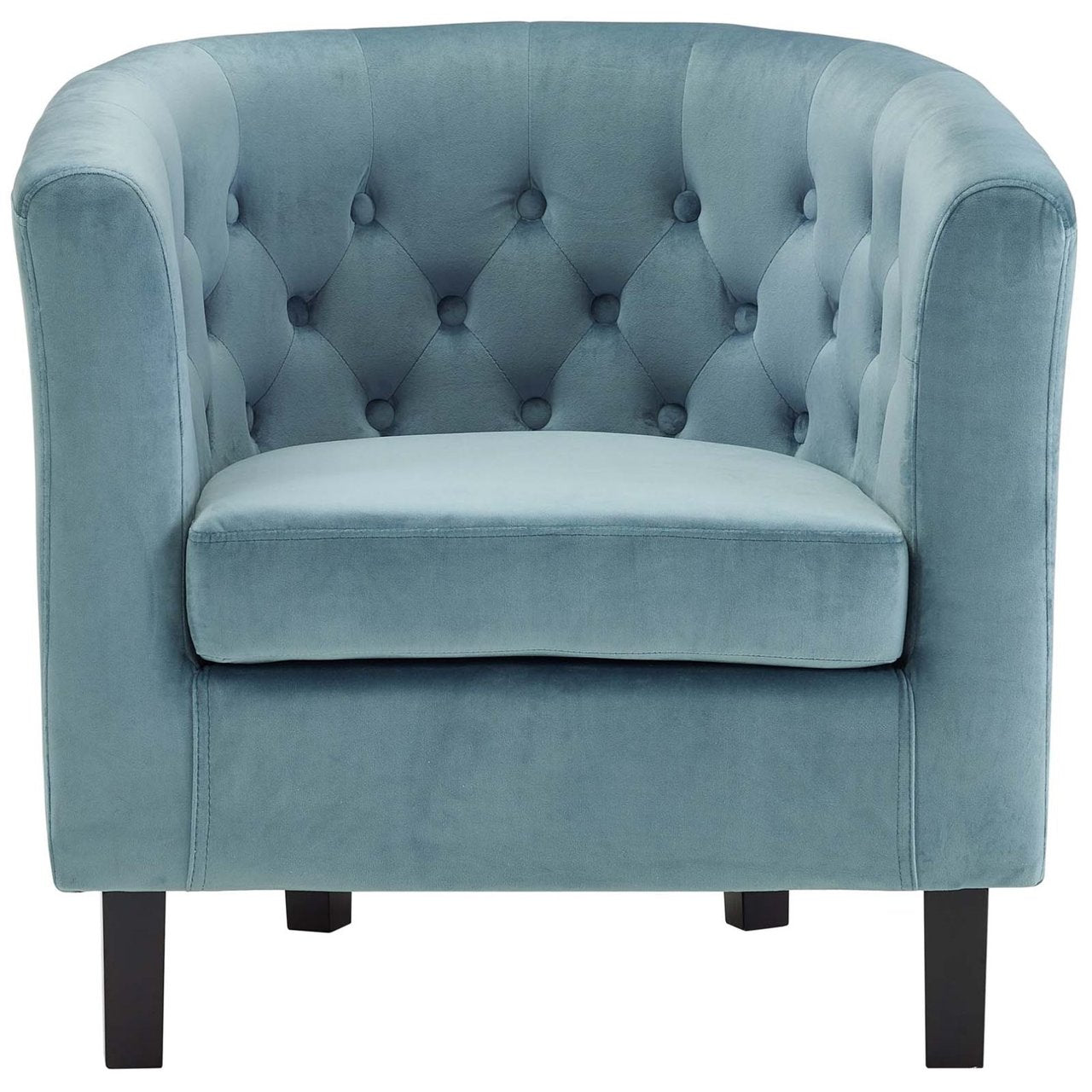 Prospect Velvet Armchair, Blue, Fabric 11647