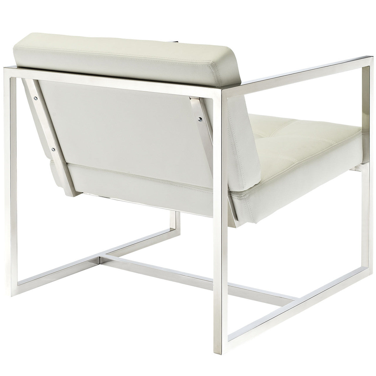 Hover Lounge Chair in White