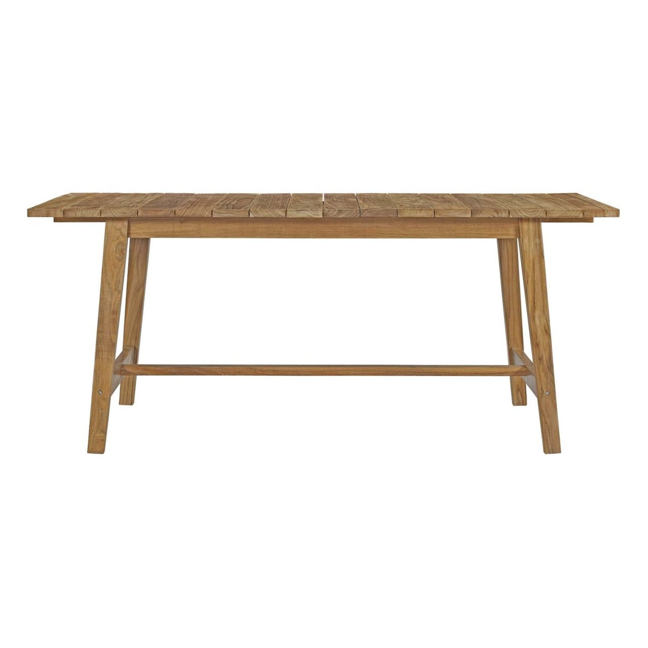 Dorset Outdoor Patio Teak Dining Table, Brown, Wood 13169