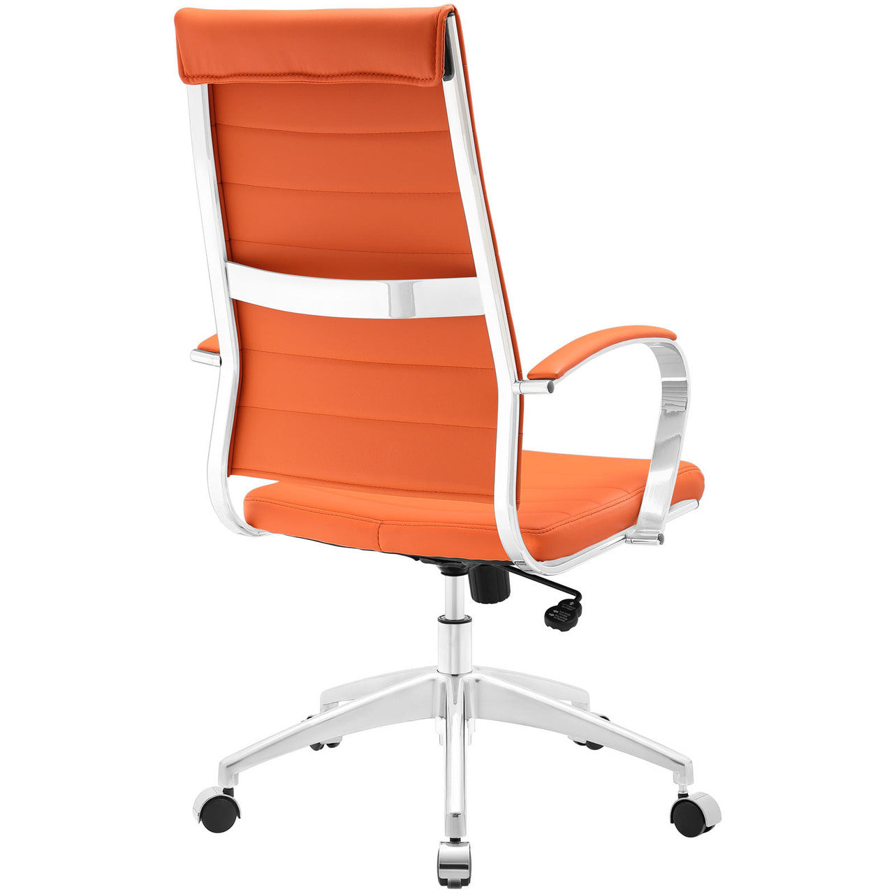 Jive Highback Office Chair, Orange Faux Leather