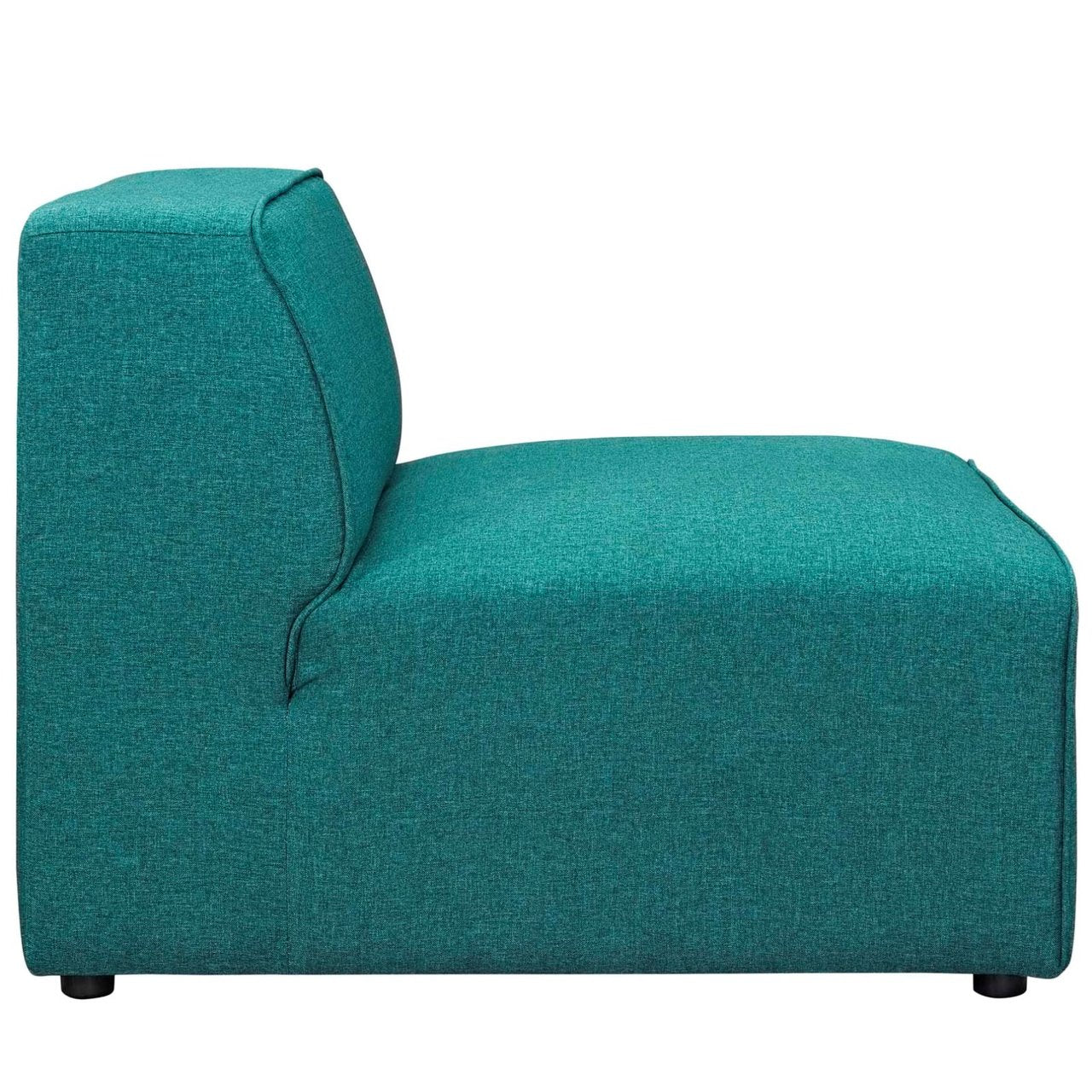 Mingle Fabric Armless , Blue, Fabric 13189