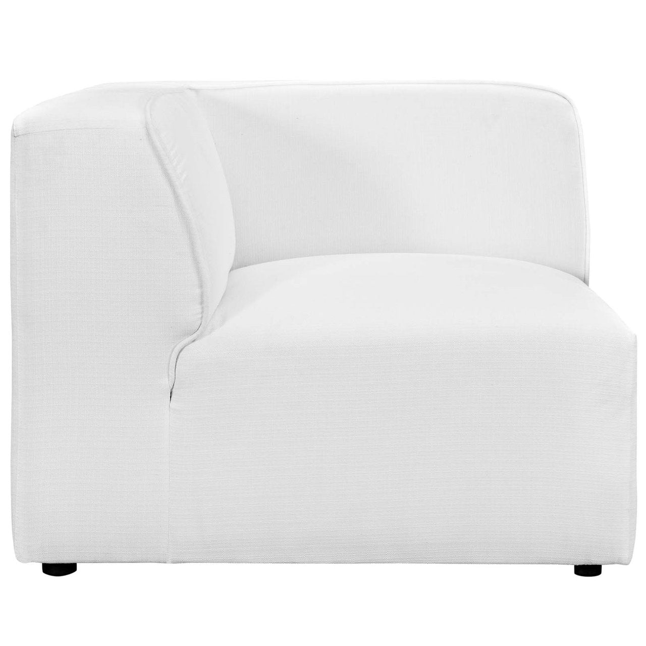 Mingle Corner Sofa, White, Fabric 13198
